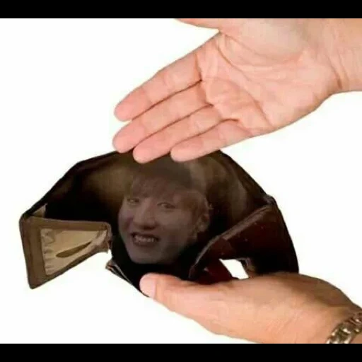 kegelapan, bts meme, anak laki laki bangtan, dompet kosong, bts meme tidak ada uang