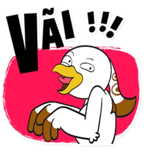 goose, animation, the goose is talking nonsense, facebook meer, chin-su logo