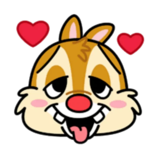 anime, emote, chip dale, móvel