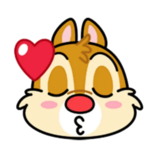 anime, chip dale, emoticons von dale, chip dell animation