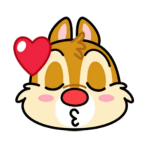 anime, chip dale, emoji dale, chip animado