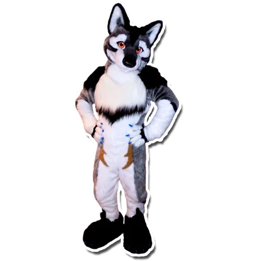 wolf costume, cat costume, furry costume, fursis husky, the carnival costume of the wolf