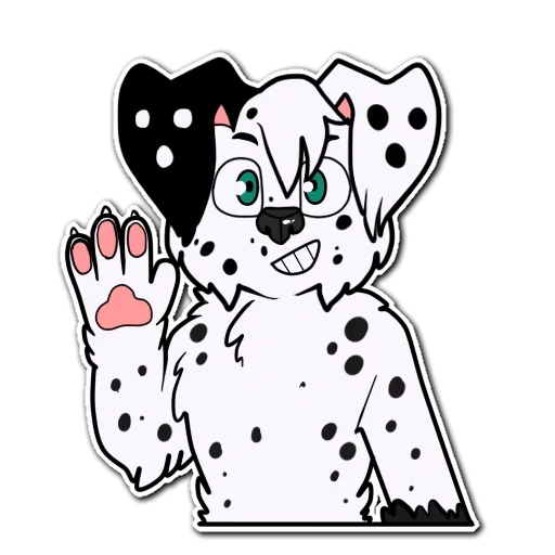 chien dalmatien, 101 dalmatiens, motif dalmatien, chien dalmatien, cartoon dalmatien face