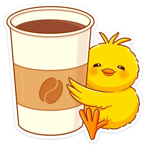 xícara, suco de kavai, xícara de café, ilustrações vetoriais, desenhos de kawaii café da manhã