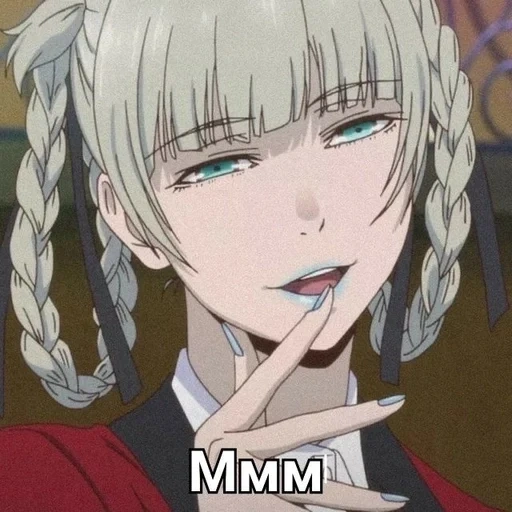 kirari momobes, anime loco emoción, kirari es una locura emoción, excitación loca kakegurui, anime loco emoción kirari