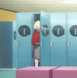animation, animation novelty, sao fan service, anime background locker room, capsule hotel animation
