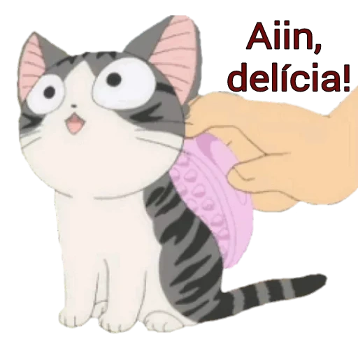 chat anime, chat chat, chats anime, anime kotik chia, anime de la maison douce de chi