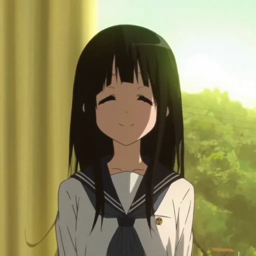 hyouka, image, anime hyka, anime mignon, personnages d'anime