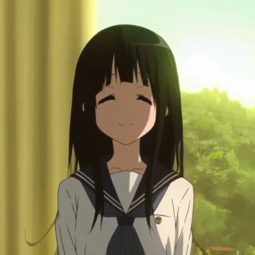 hyouka, figura, heck's anime, animación linda, personajes de animación