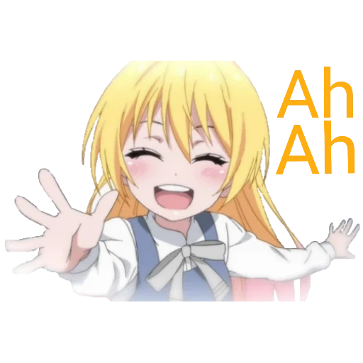 arte de animación, chica de animación, animación diurna, charlotte dunova, kirisaki chitoge