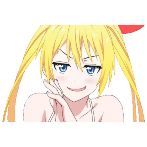 nisekoi, meme di nisekoi, ragazze anime, anime renders chitoga kirisaki