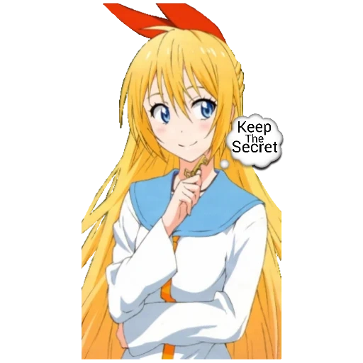 chitoge, nisekoi, kirisaki chitoge, anime de chitoga sokazaki, chitog la mère qui prétend aimer