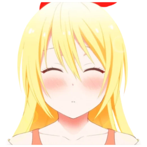 chitoge chan, arte de animação, animação é fofa, personagem de anime, arte de animação fofa