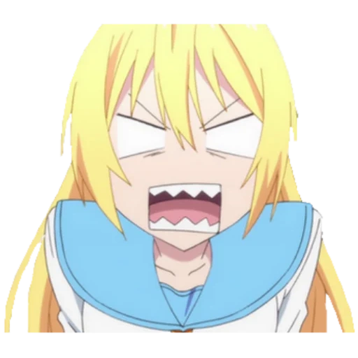 nisekoi, animation creativity, animation funny, cartoon character, kito congratulates qiqi's emotion