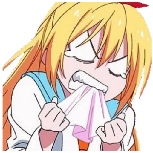 torah kobayashi, l'anime è arrabbiato, anime nisekoi, personaggi anime, torah kobayashi è arrabbiata