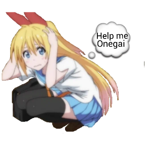 chitoge, nisekoi, chidoga sirizomu, kirisaki chitoge, anime de chitoga sokazaki