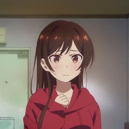 gadis anime, karakter anime, mizuhara chizuru, avatar chizuru mizuhara, tangkapan layar mizuhara chizuri
