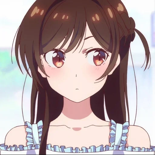 anime girl, personnages d'anime, miwon chimura, anime fille à louer, kanojo okarishimasu saison 1 episode 1