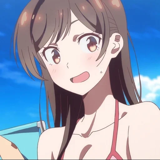 anime girls, tizuru itinos, chizur mizuhara, tizurus mizuhara, mizuhara chizur's episode 2