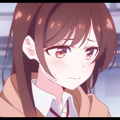 menina anime, lindo anime, personagens de anime, chizur mizuhara, mizuhara chizura está chorando