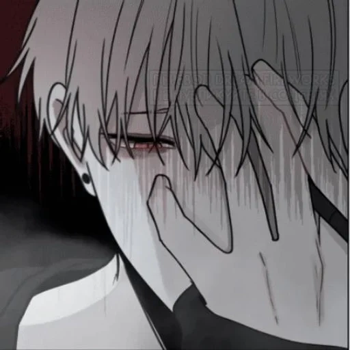 anime, foto, desenhos de anime, anime o cara está chorando