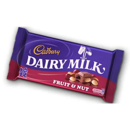 cadbury chocolats, cadbury chocolate, 90 chocolats cadbury, cadbury dairy milk fruit and nut, cadbury lait 200g fruits et noix