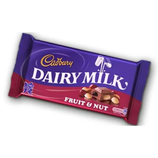 chocolate cadbury, cadbury chocolate, chocolate cadbury 90, cadbury dairy milk fruit y nut, cadbury 200 g de nueces de fruta