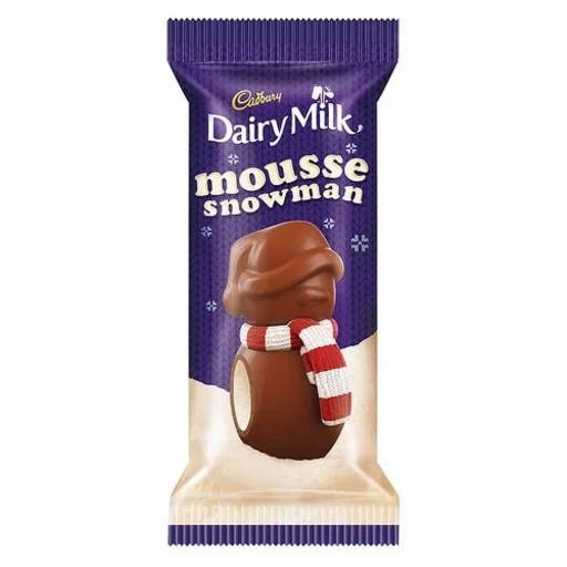 milk chocolate, milka chocolate, barres de lait laitier, milka snowman mousse, barre de chocolat mousse bonhomme de neige au lait