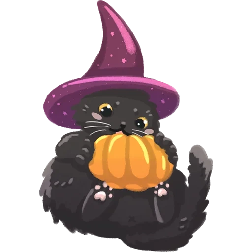 halloween, witch cat, halloween pumpkin, drawings halloween