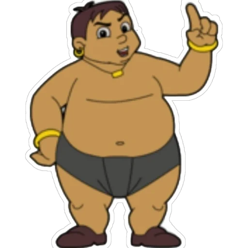 anime, chhota bheem, belly fat cartoon, choto biim personnage, dessins de personnages