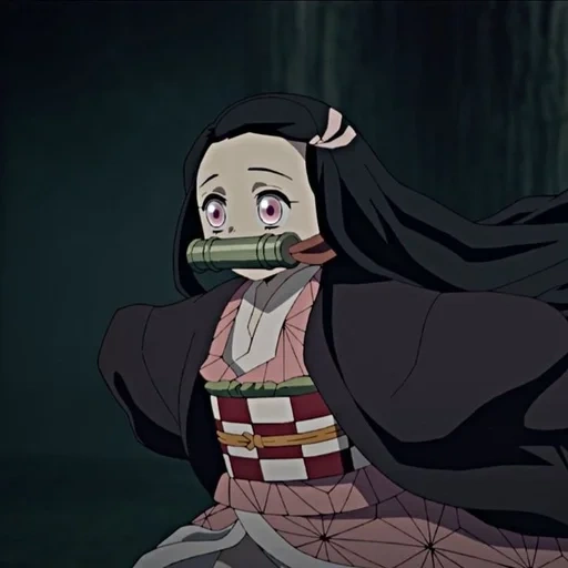 a lâmina reduz os demônios nazuko kamado, lâmina de corte de demônios, nazuko ferimentos nazuko ras, kamado nezuko, anime nazuko