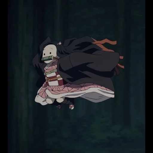 nezuko, nezuko run, blade cutting demons nezuko, blade cutting demon, karakter anime