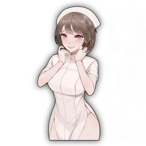 art nurse, anime nurse, choibi represents art