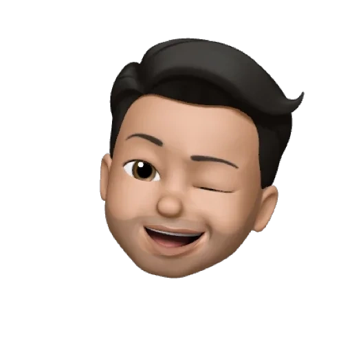 asiático, humano, personaje, memoji elja, memoji chico