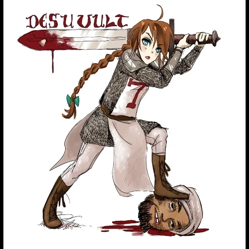 deus vult, christus chan, deus lo vult, deus vult anime, deus volt anime