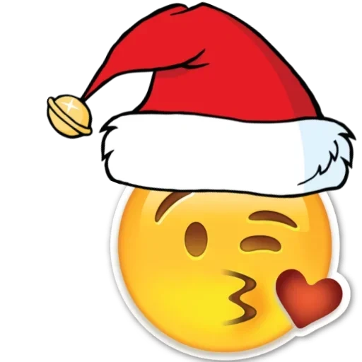 emoji, smileik emoji, new year's smiles, new year's emoji