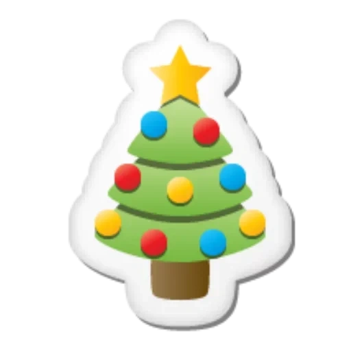 emoji, icona dell'albero di natale, emoji christmas tree, favikon christmas tree, tagliare l'albero di natale