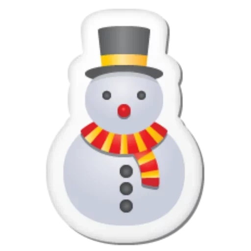 bonhomme de neige, le bonhomme de neige est coloré, le bonhomme de neige est des enfants, autocollants de bonhomme de neige