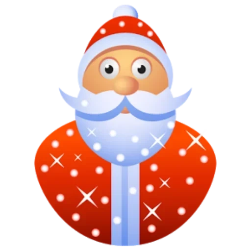 père noël, emoji, noël, icône secrète du père noël, dessin animé santa klaus