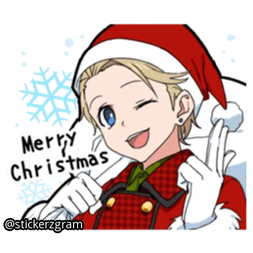anime, personnages d'anime, christmas getalia, hetalia merry christmas russia, carte postale de l'anime merry christmas chuya