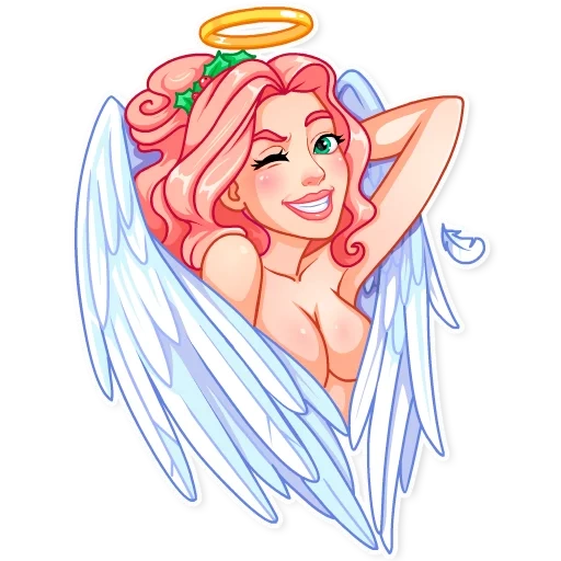 ange, dessin ange, autocollant ange, ange de noël