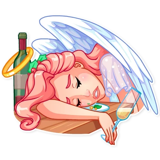 angel, angel sticker, christmas angel