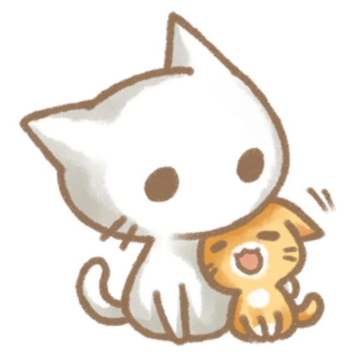 stirnrunzelkatze, chibi katzen, kawaii katzen, kawaii cats gif