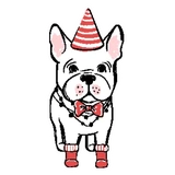 Xmas Dog @stickersb2b