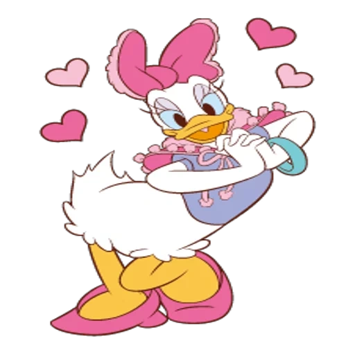 daisy duck, daisy bonochka, daisy duck baby, cuplikan layar daisy duck, daisy duck pacar donald duck
