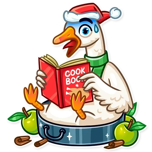 гусь, утка, christmas goose, утка иллюстрация, утка радостная иллюстрации