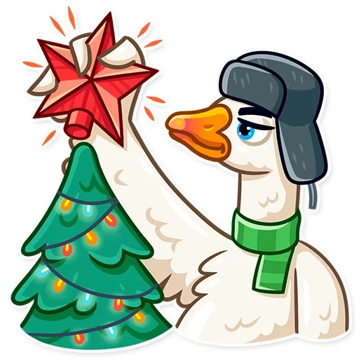 oca, oca di natale, vkontakte christmas goose