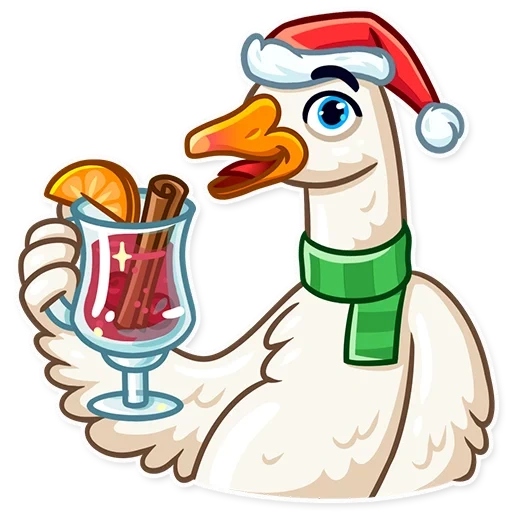 goose, goose, christmas goose, vkontakte christmas goose