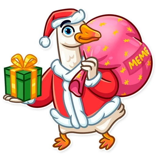 gus, gans, weihnachtsgans, super duck emblem