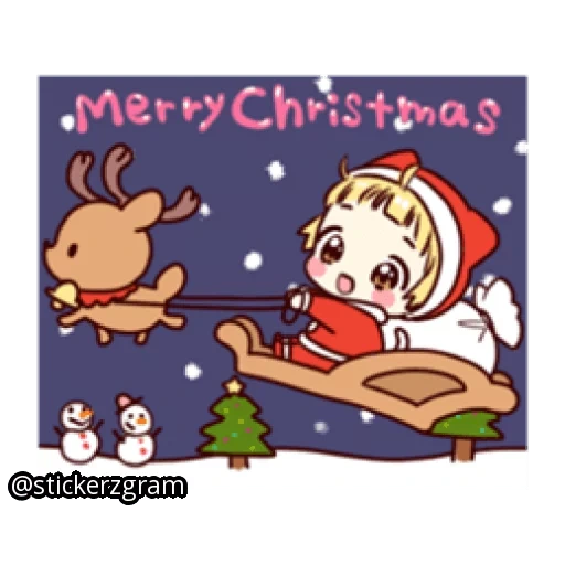 anime, santa vector, merry weihnachten, christmas of christ, milk mocha weihnachten